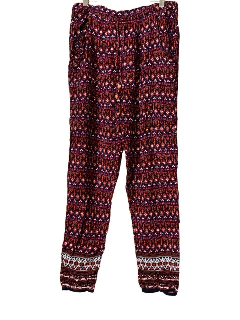 Sudara women’s pajama Dhana print punjammies sleepwear boho pants M